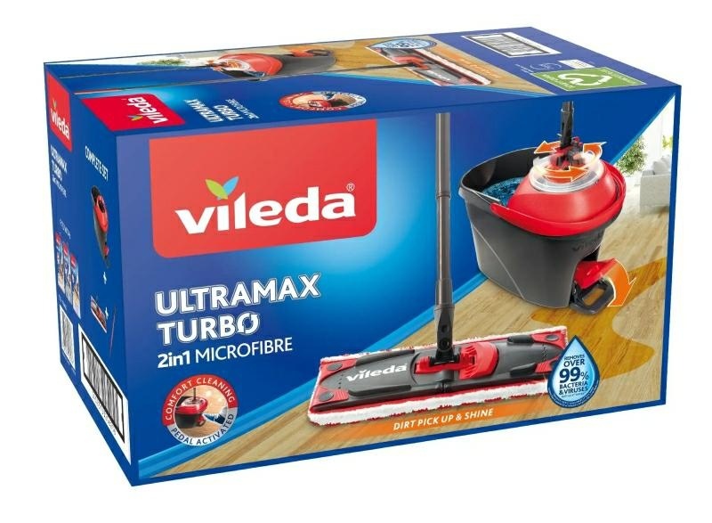 Vileda Zestaw Turbo Ultramax Płaski 163425 CZ
