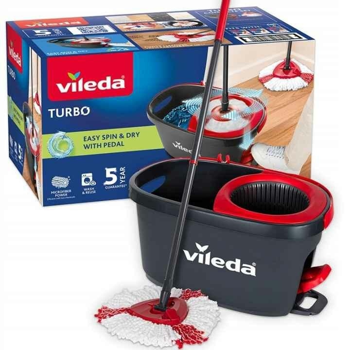 Vileda Zestaw Turbo Na Pedał Okrągły 177848 CZ