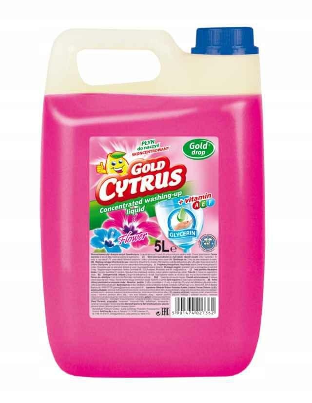 Płyn Do Mycia Naczyń Gold Cytrus Flower 5l...