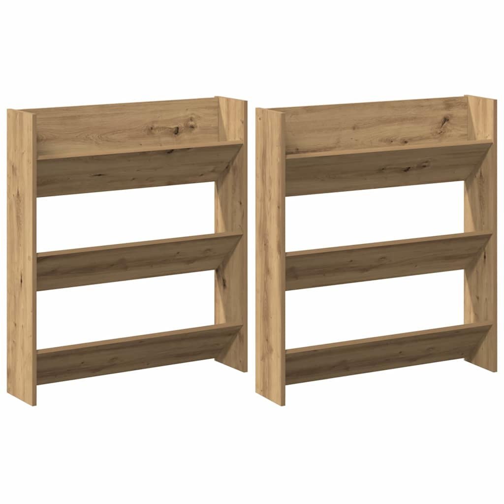 Szafka na buty 2 szt. 85 x 18 x 90 cm Drewno inżynieryjne