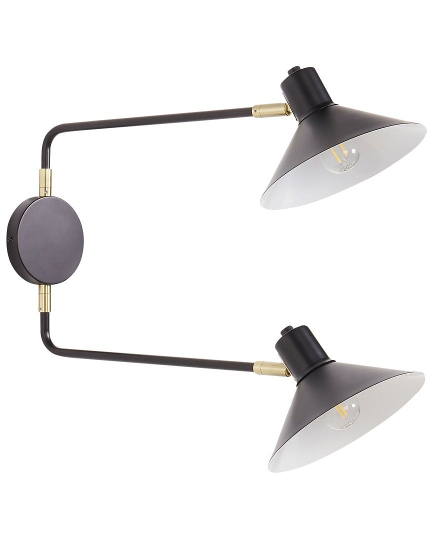 Lampa ścienna KADASSA Regulowana Metal Czarny