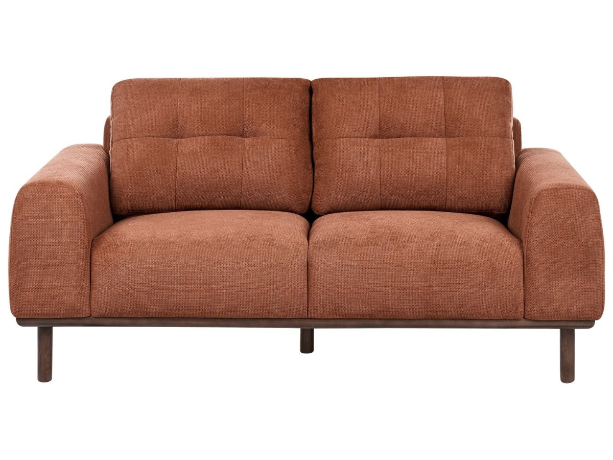 Sofa dla 2 osób LAURILA Złoty brąz