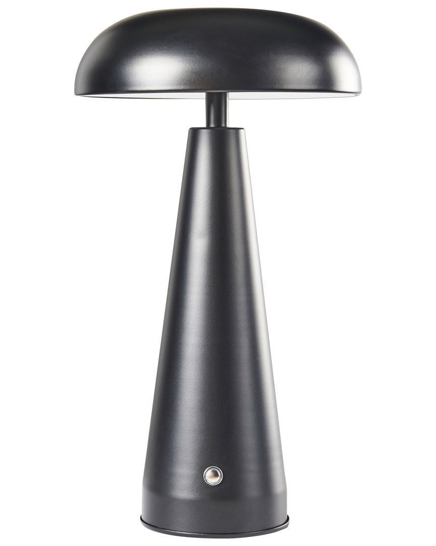 Bezprzewodowa lampa stołowa LED BOCONO Ze ściemniaczem Metal Czarny