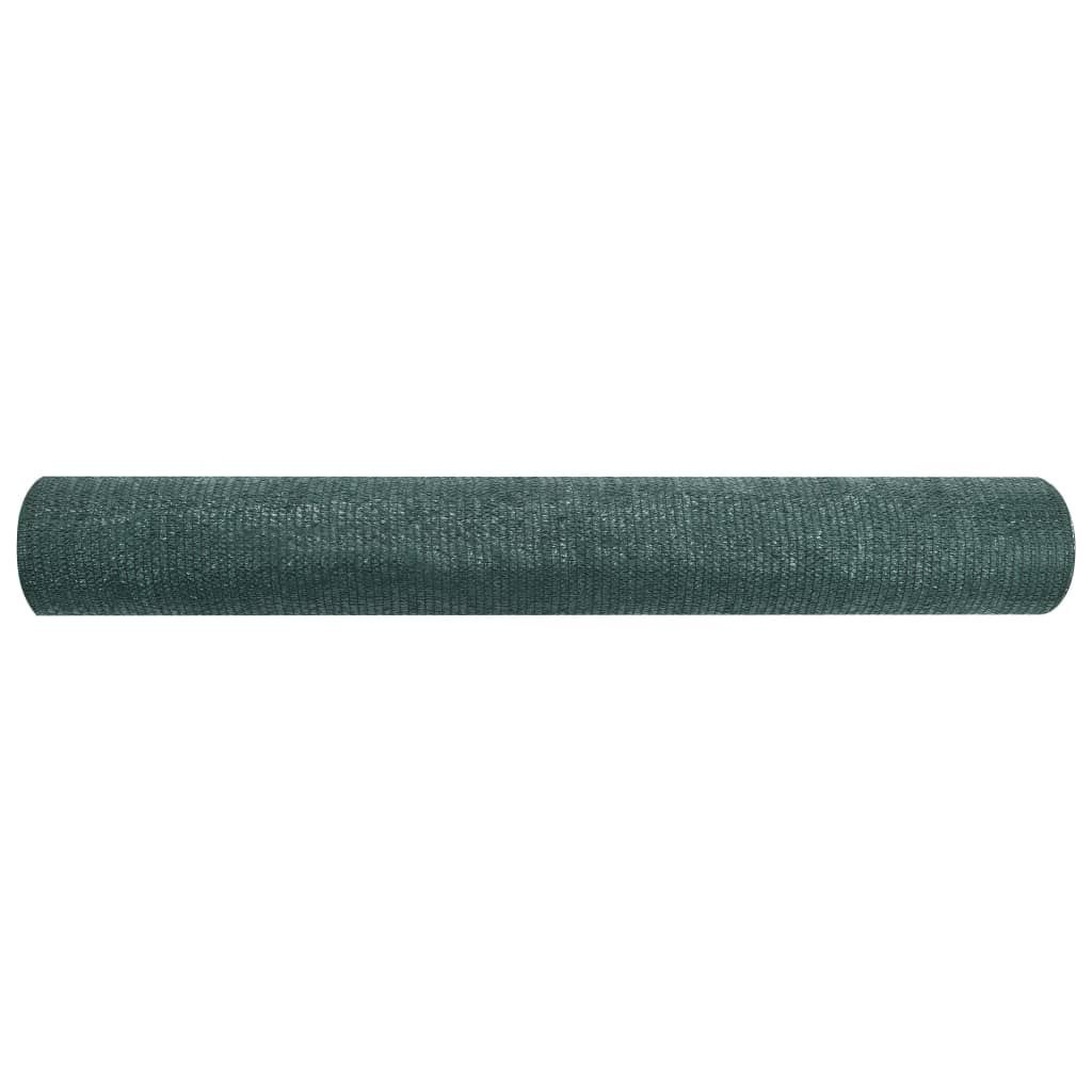 Siatka cieniująca, zielona, 2x50 m, HDPE, 75 g/m²