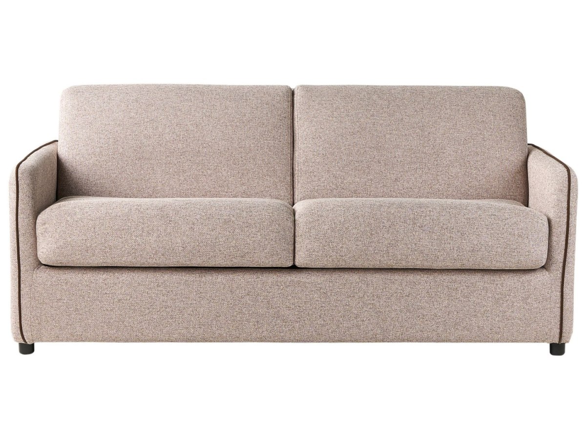 Sofa rozkładana dla 2 osób ISHOJ Jasnobrązowy