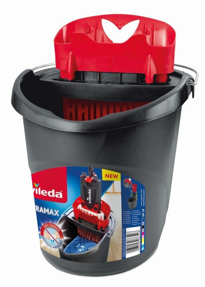 Vileda Wiadro Z Wyciskaczem 13l Ultramax Szare 157870 IT
