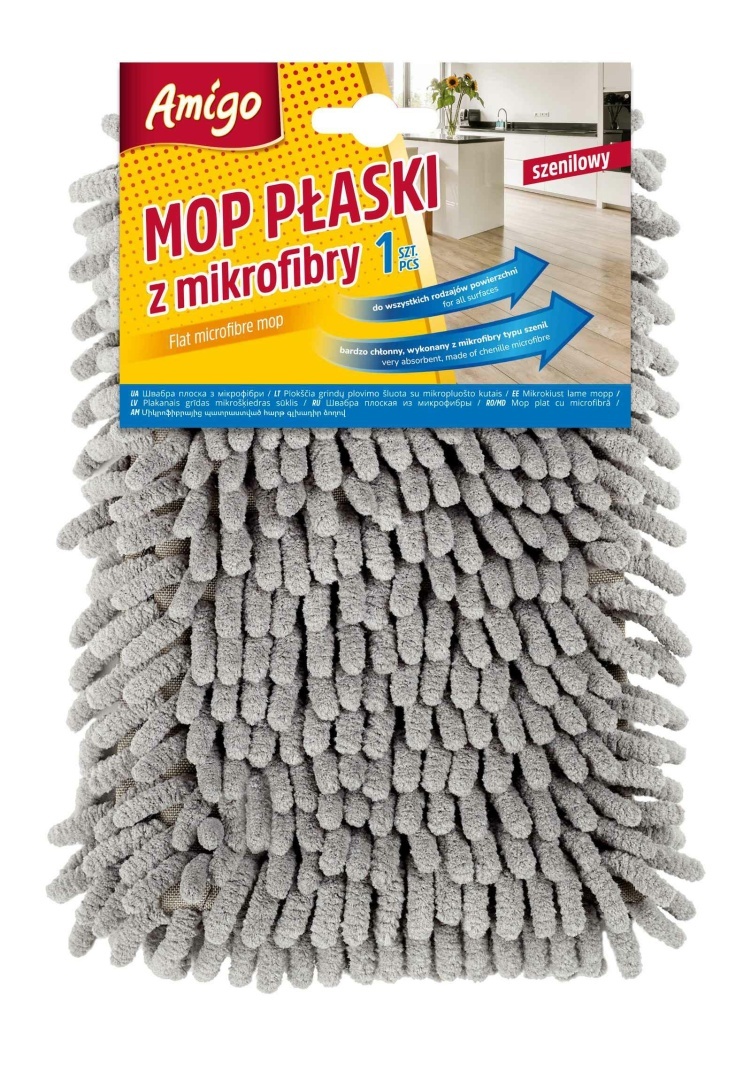 Gosia Amigo Wkład Szenilowy Z Mikrofibry Do Mopa Płaskiego 8818..