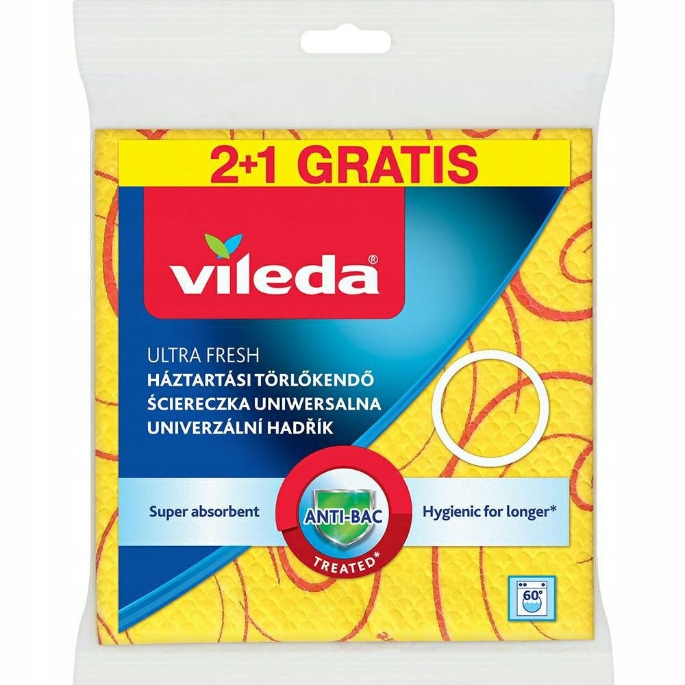Vileda Ścierka Uniwersalna Z Jonami 2+1 144826