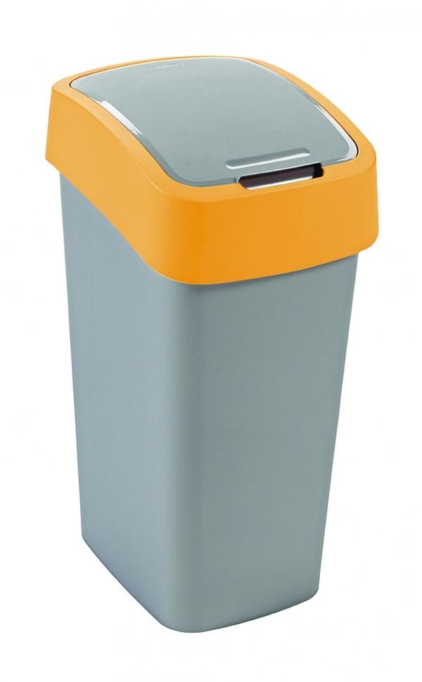 Curver Kosz Na Śmieci Uchylny Pacific Flip 45l Żółty 195023