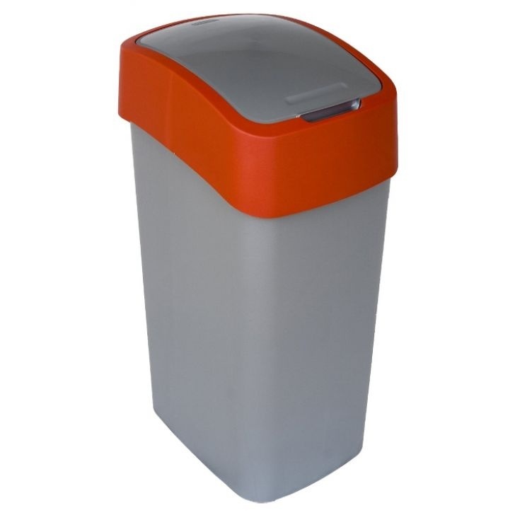 Curver Kosz Na Śmieci Uchylny Pacific Flip 45l Czerwony 195024