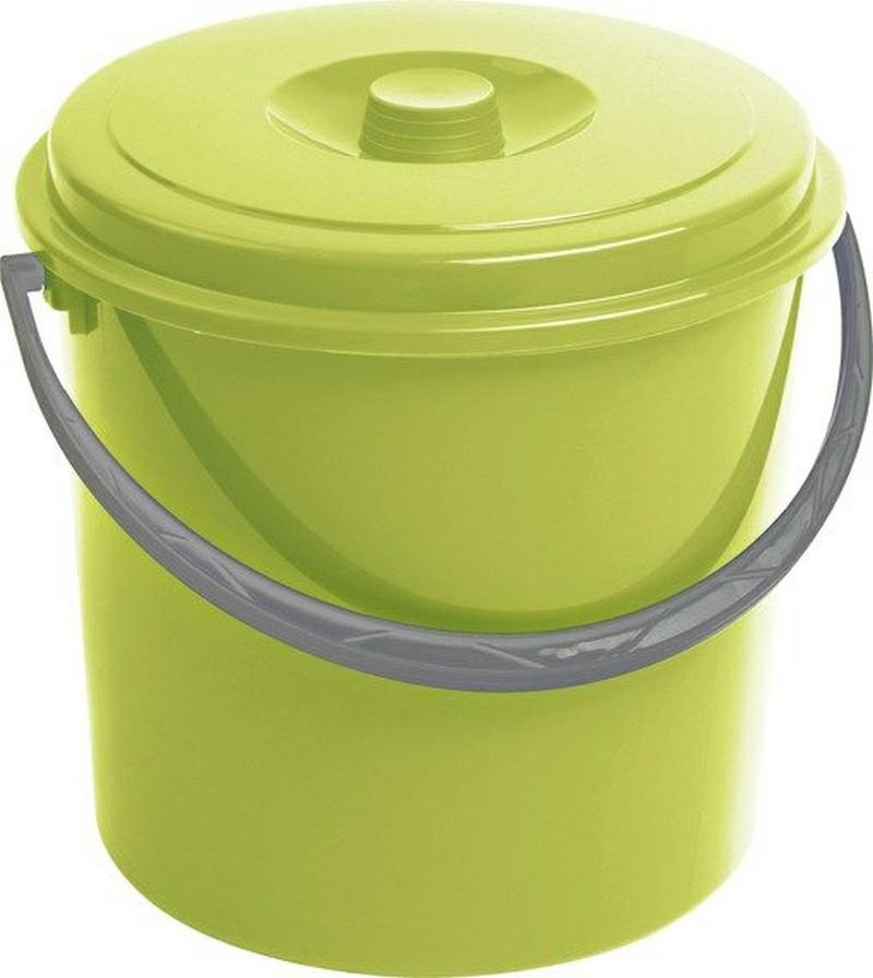 Curver Wiadro 16l Z Pokrywą 235238 Jasno Zielone