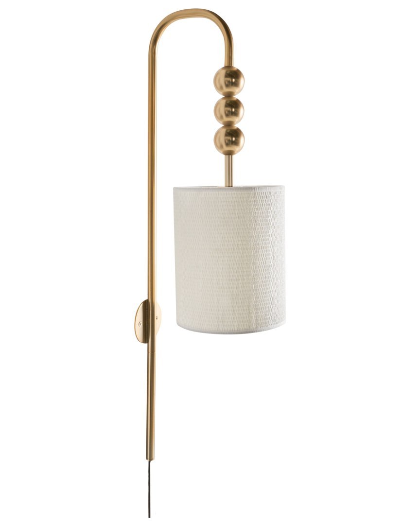 Lampa ścienna LOKY Metal Mosiężny