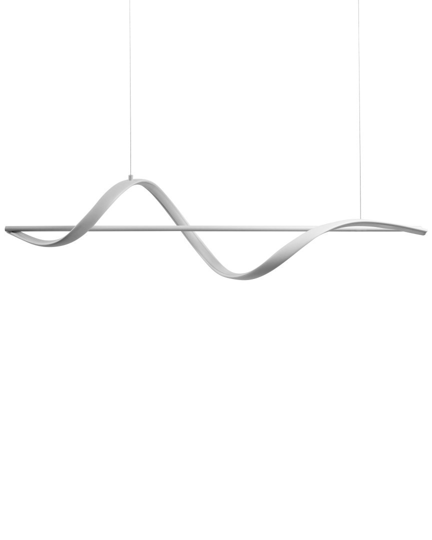 Lampa wisząca LED KHUTTI Ze ściemniaczem Metal Biały