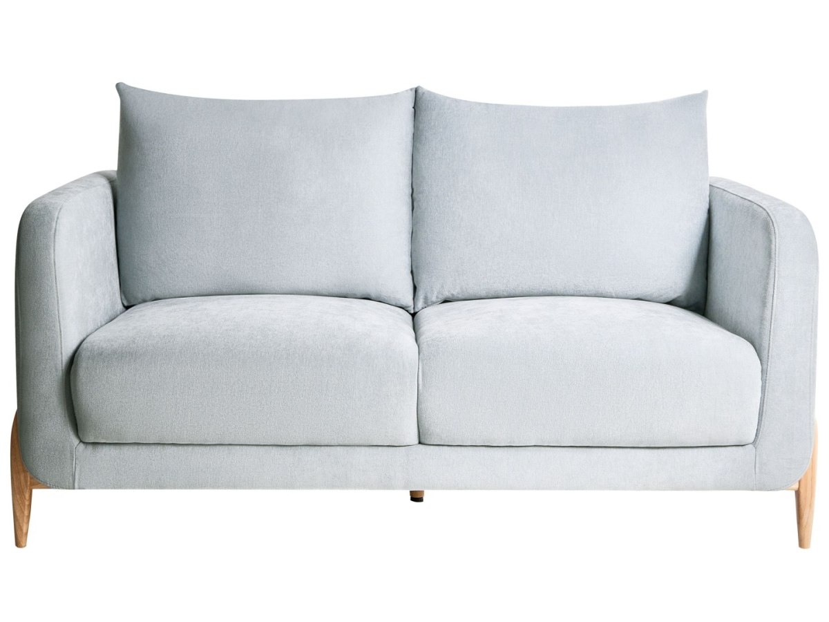 Sofa dla 2 osób GIMO Szenil Błękitny