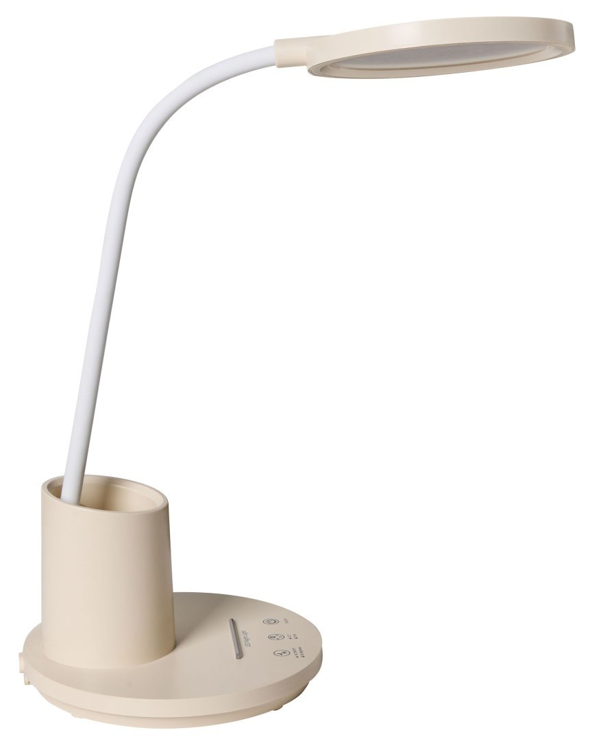 Lampa biurkowa LED VELA Ze ściemniaczem Jasnobeżowy
