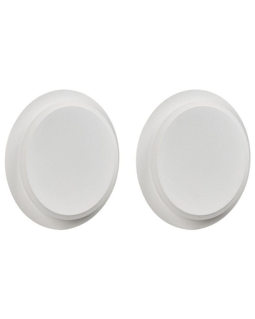 Zestaw 2 lamp ściennych SEMNON LED Metal Biały