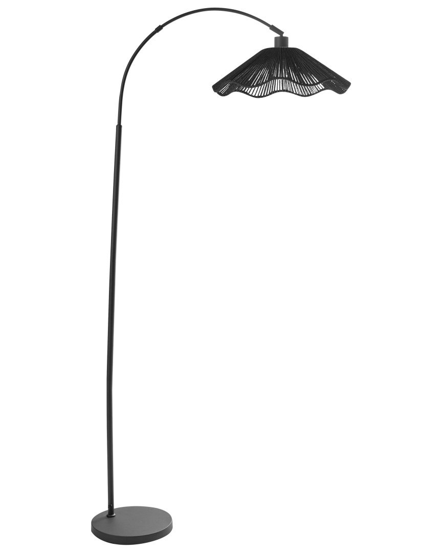 Lampa podłogowa MIGORI Papier Czarny