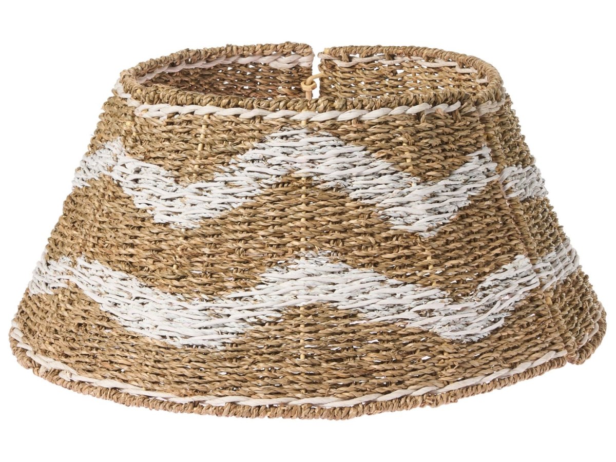 Osłonka pod choinkę HIVER Trawa morska Naturalny 51 cm