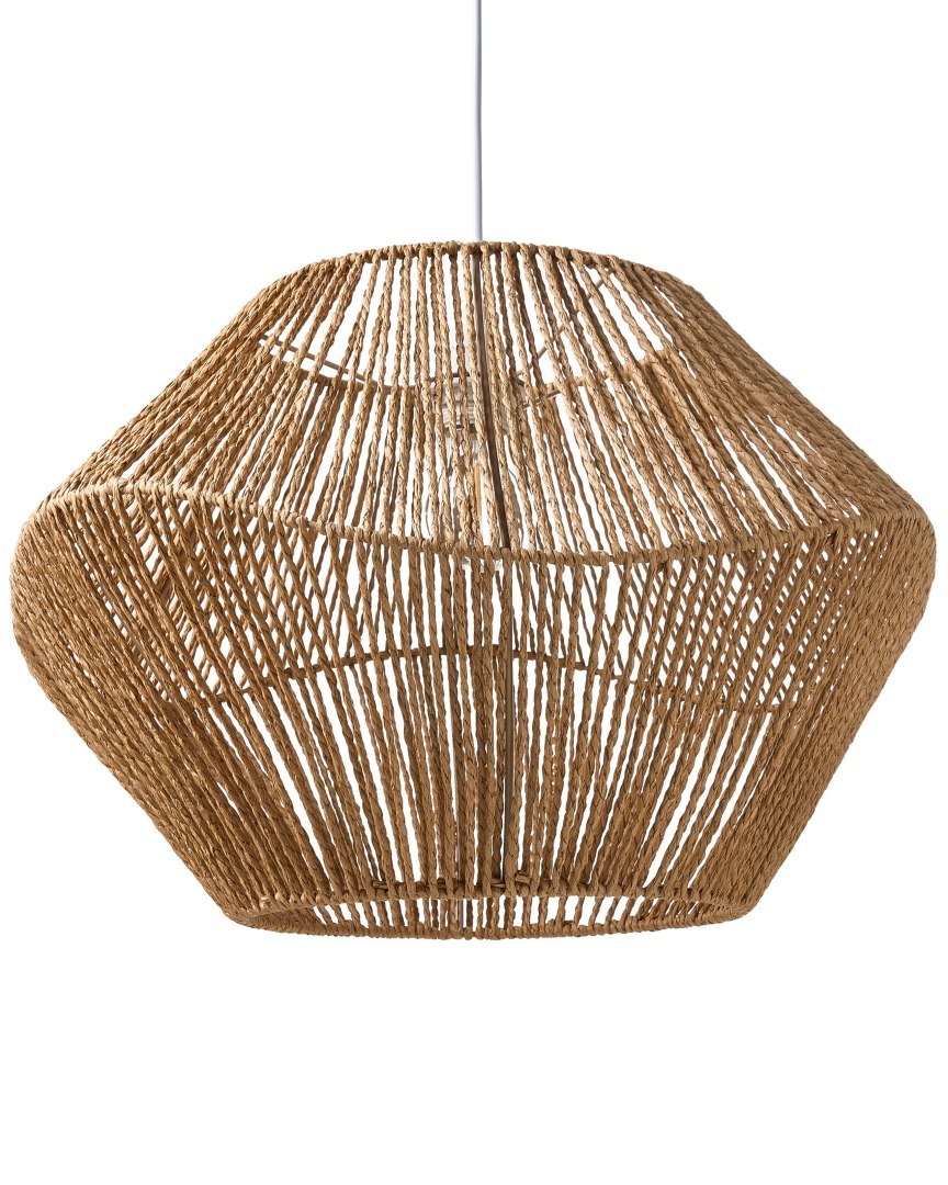Lampa wisząca YAMBOU Papierowa plecionka Naturalny