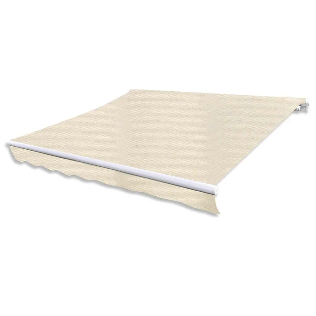 Markiza zwijana ręcznie, 300 cm, kremowa Lumarko!