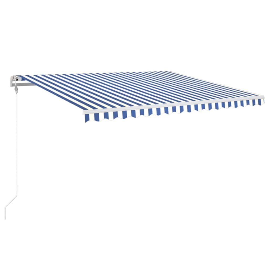 Automatycznie zwijana markiza, LED i czujnik wiatru, 400x350 cm Lumarko!