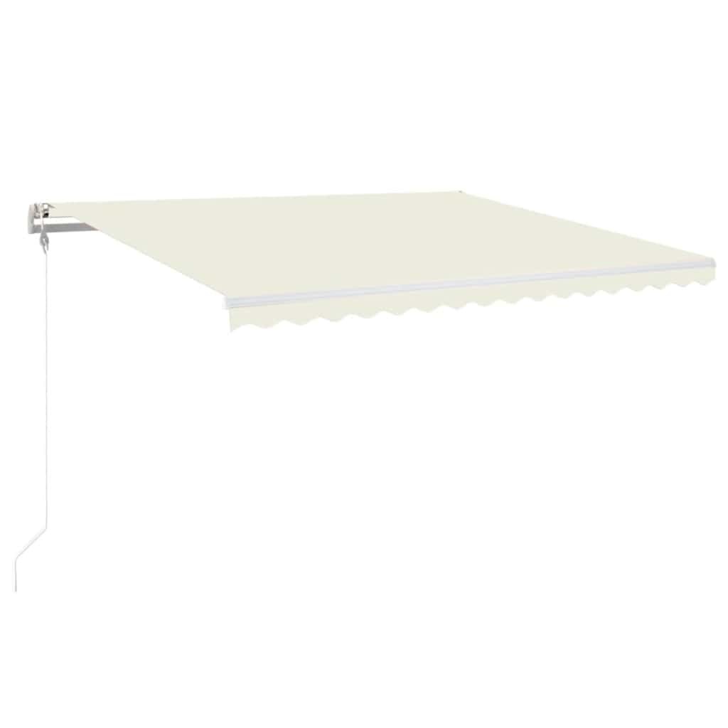 Automatycznie zwijana markiza, LED i czujnik wiatru, 400x350 cm Lumarko!