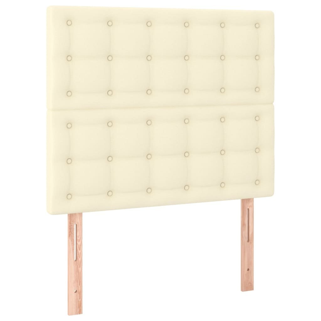 Zagłówek kremowy 80x5x118/128 cm skóra ekologiczna Lumarko!