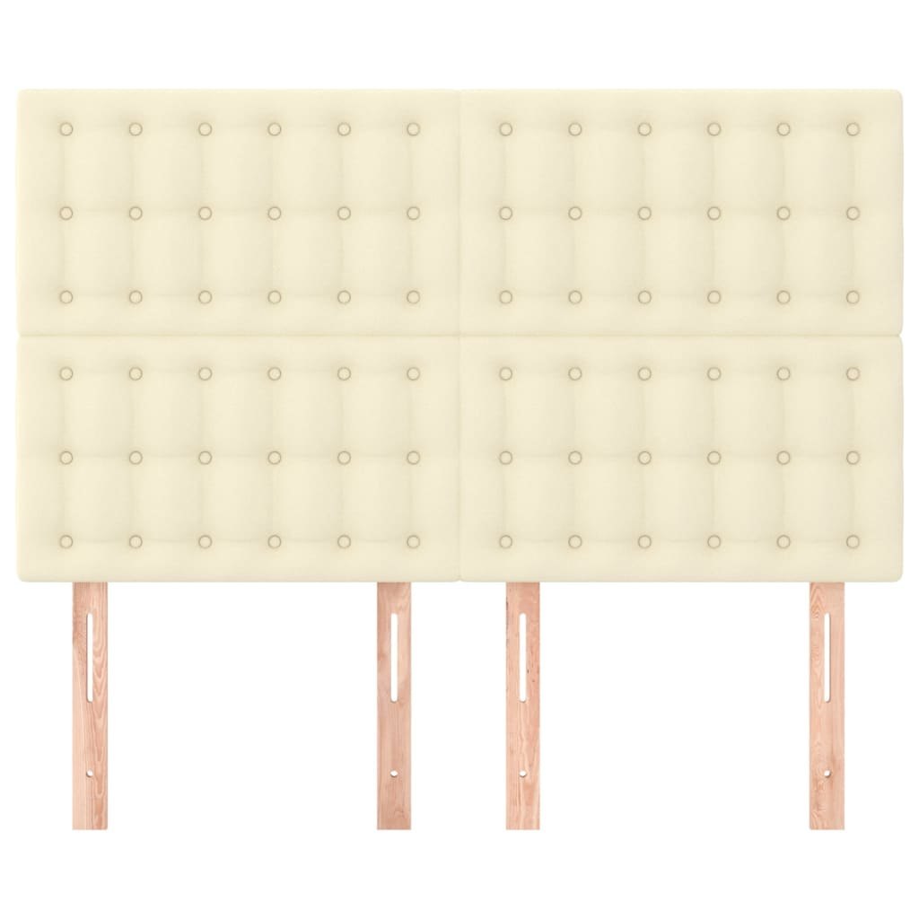 Zagłówek kremowy 144x5x118/128 cm skóra ekologiczna Lumarko!
