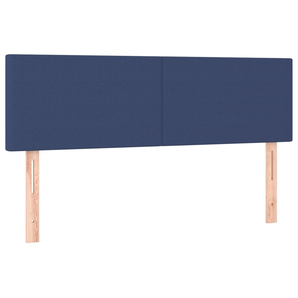 Zagłówek do łóżka z LED, kremowy, 144x5x78/88 cm, tkanina Lumarko!