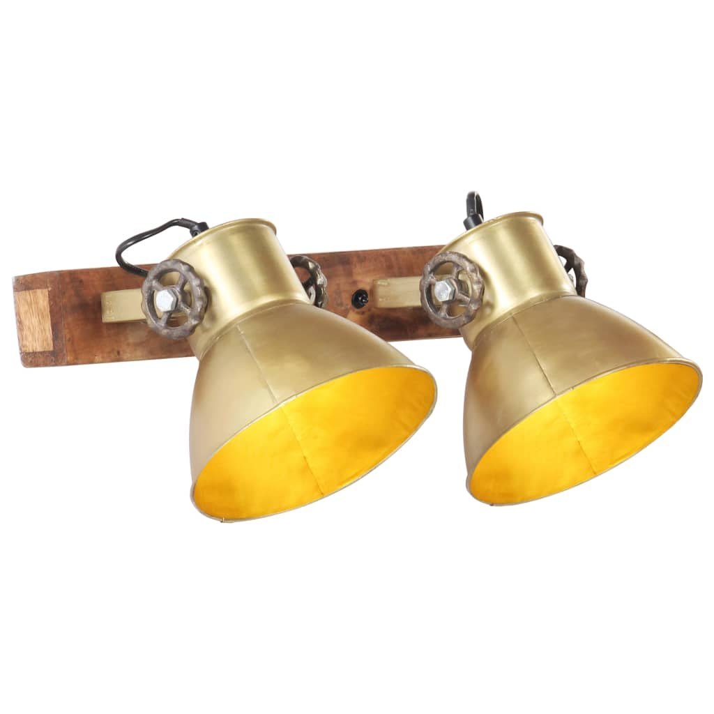 Industrialna lampa ścienna, mosiądz, 45x25 cm, E27 Lumarko!