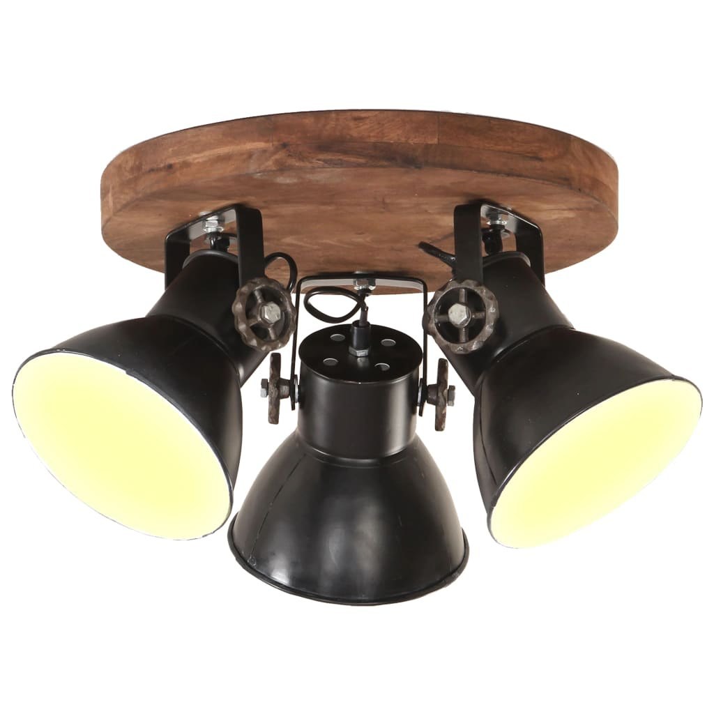 Industrialna lampa sufitowa, 25 W, czarna, 42x27 cm, E27 Lumarko!