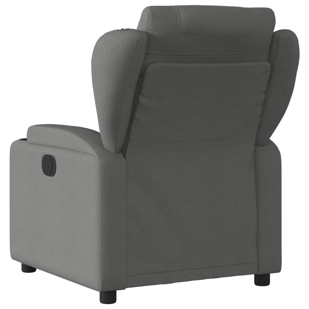 Fotel rozkładany, ciemnoszary materiał Lumarko!