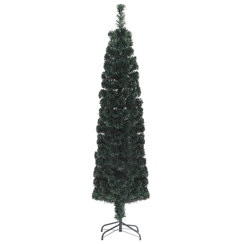 Sztuczna, wąska choinka ze stojakiem, 150 cm, włókno optyczne Lumarko!