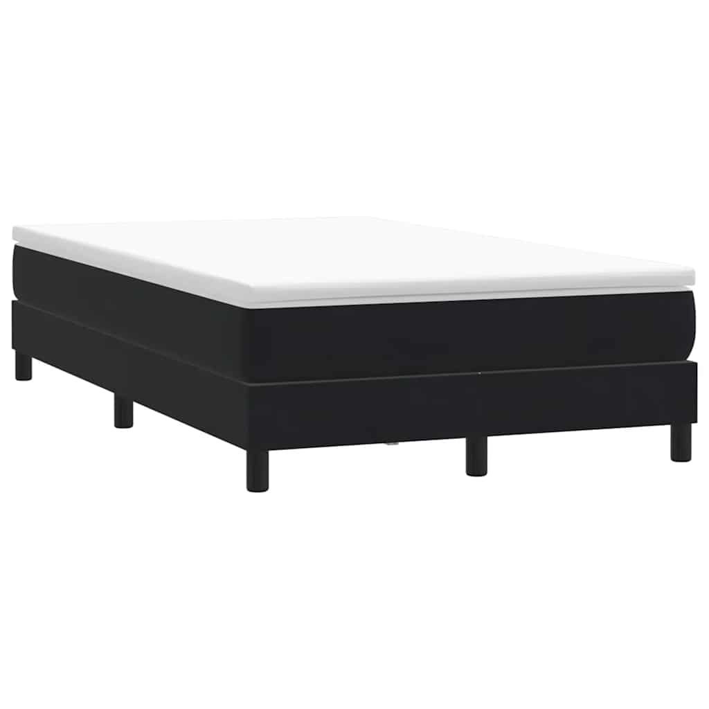 Łóżko Box Spring bez materaca Czarne 120x210 cm Aksamit Lumarko!