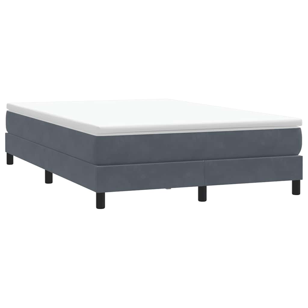 Łóżko typu Box Spring bez materaca Ciemnoszary 140x210 cm Lumarko!