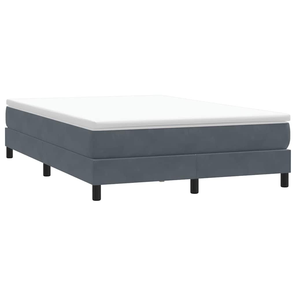 Łóżko typu Box Spring bez materaca Ciemnoszary 160x210 cm Lumarko!