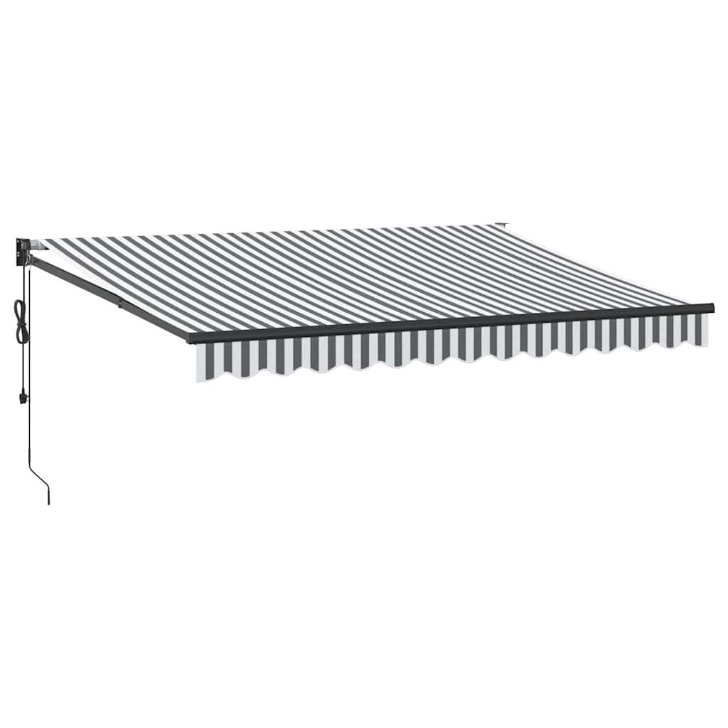 Zwijana markiza, antracytowo-biała, 3,5x2,5 m