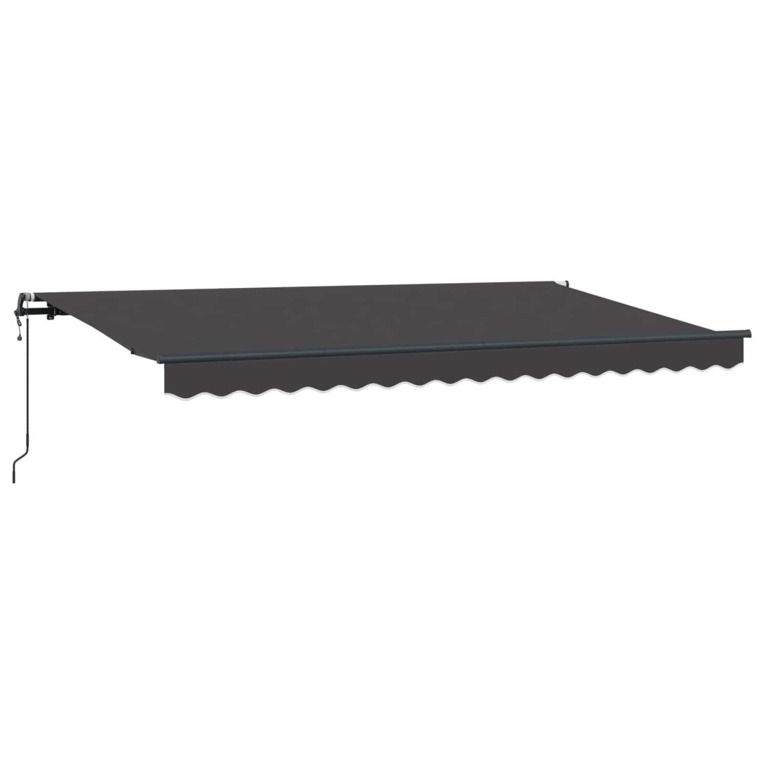 Markiza zwijana Antracyt 350 x 200 cm tkanina