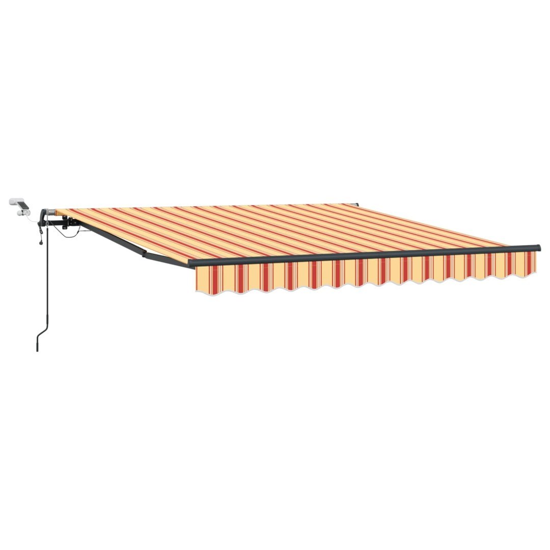 Tkanina Zadaszenia Żółty i pomarańczowy 300 x 250 cm Poliester