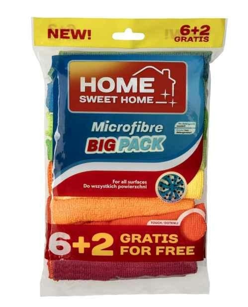 HSH Spontex Ścierka Mikrofibra Big Pack 6+2..
