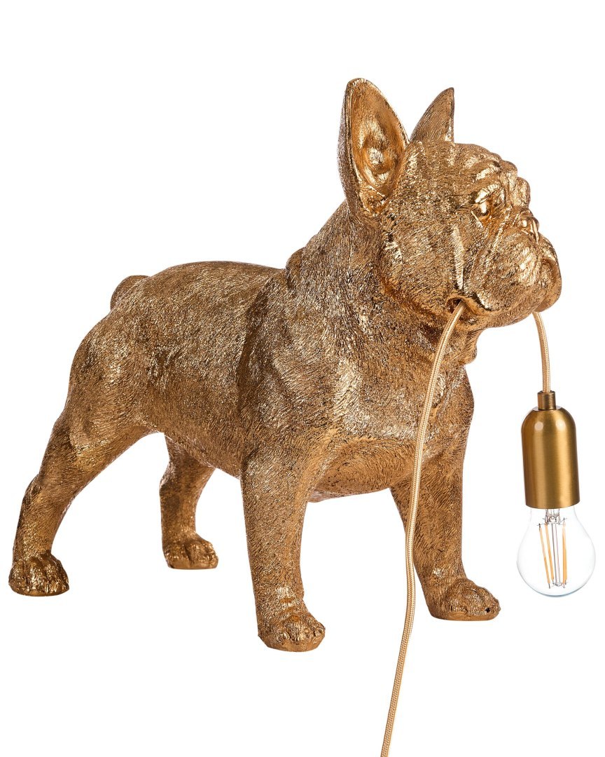 Lampa stołowa Pies BAXTER Złoty