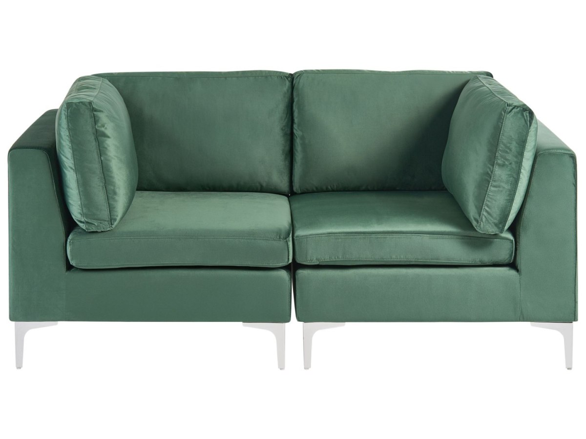Sofa modułowa dla 2 osób EVJA Zielony Welur