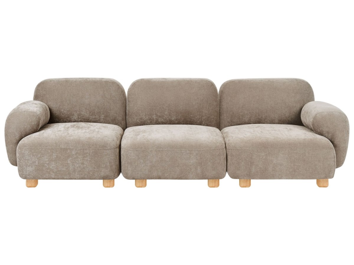 Sofa modułowa dla 3 osób Beżowy