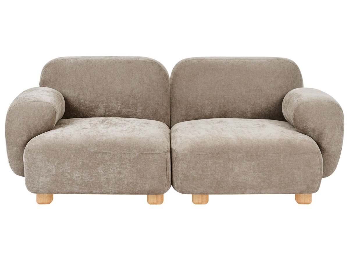 Sofa modułowa dla 2 osób Beżowy