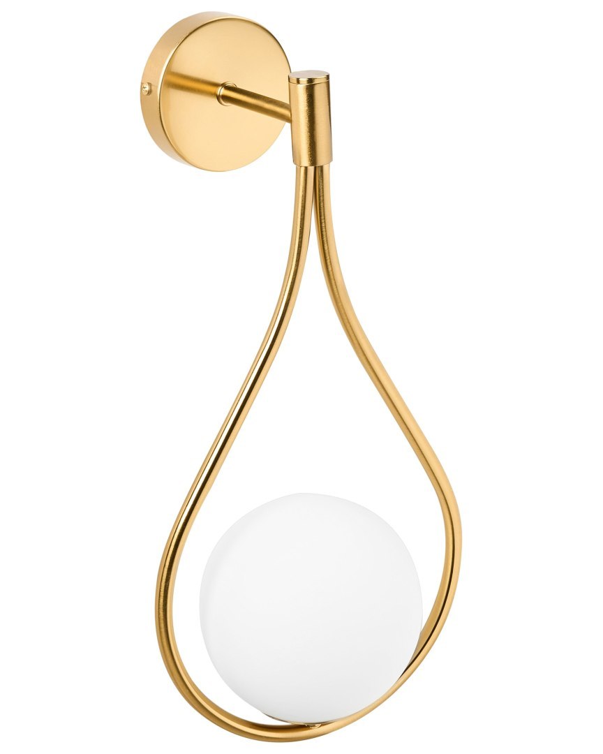 Lampa ścienna AUROUE Złoty Metal