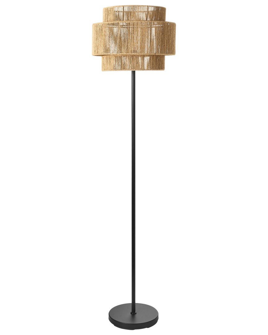 Lampa podłogowa WOKIRO Papierowy sznurek Naturalny