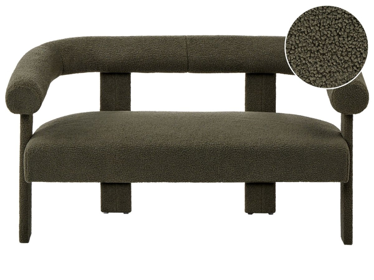 Boucle Ciemnozielony