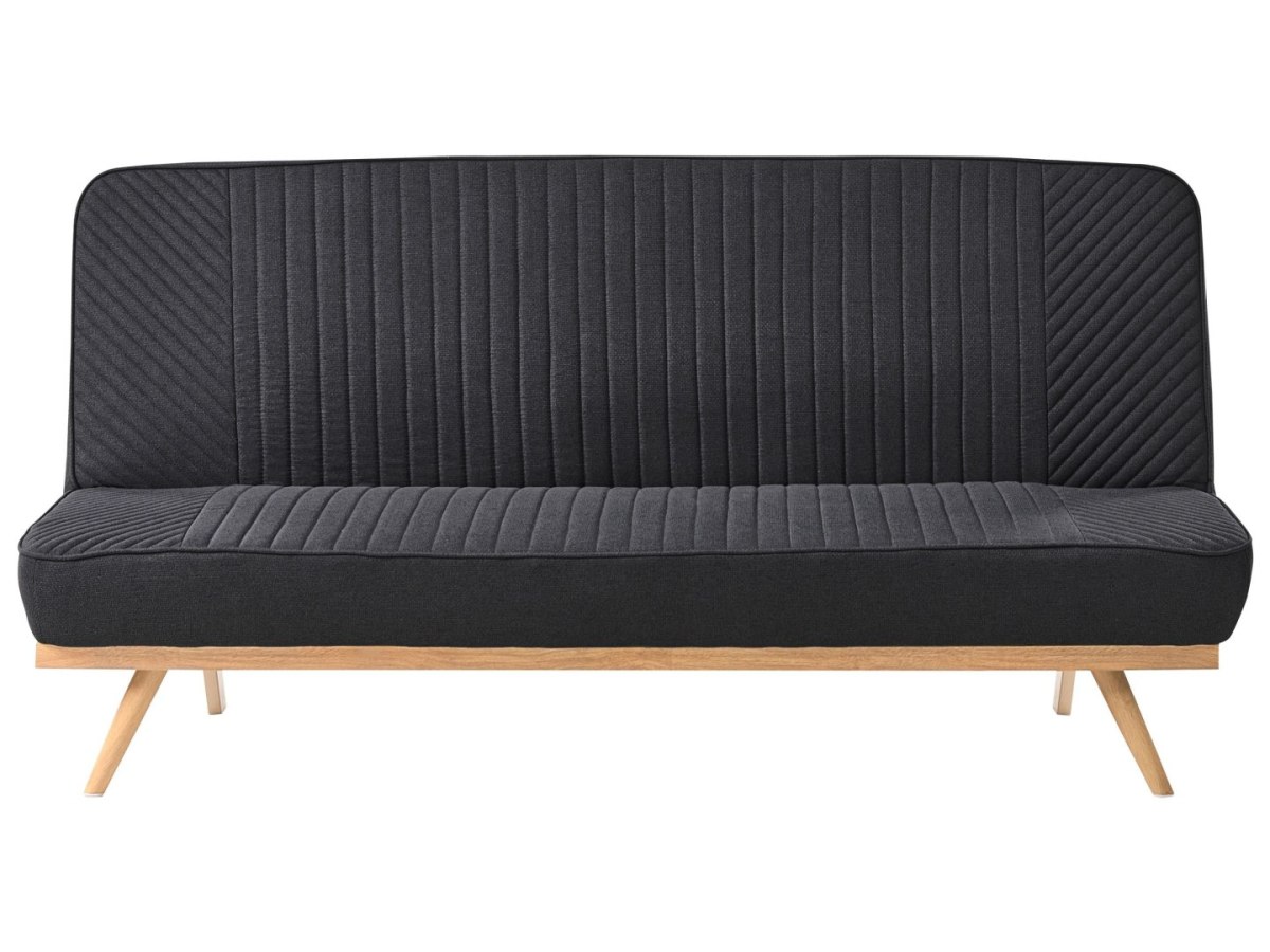Sofa rozkładana dla 2 osób KALFAFEL Czarny
