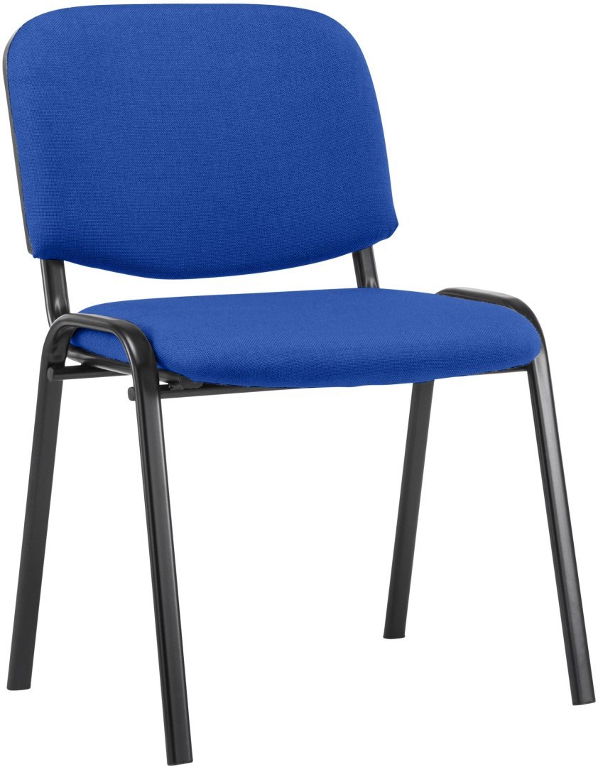Krzesło konferencyjne Ken niebieskie z tkaniny