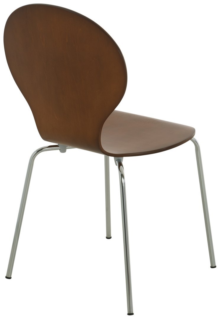 Krzesło biurowe Diego brązowe 2 sztuki, ergonomiczne, metalowe